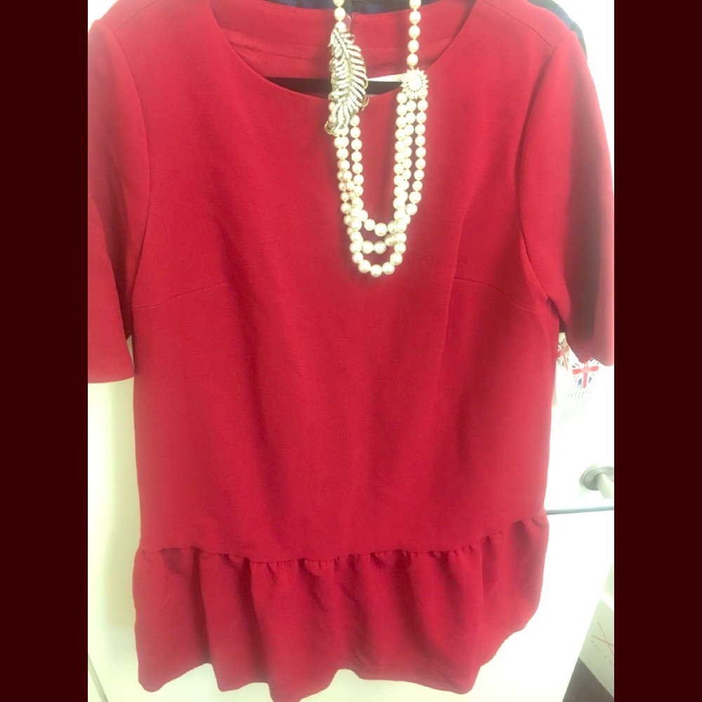 Helene Berman Red Cocktail Dress